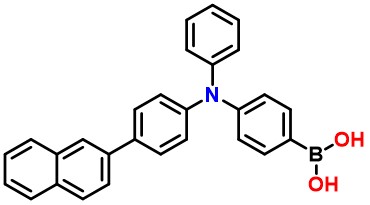 (4-((4-(Naphthalen-2-yl)phenyl)(phenyl)amino)phenyl)boronic acid