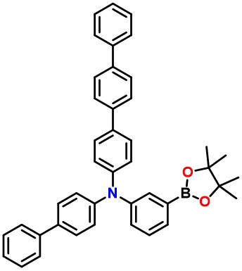 N-([1,1'-Biphenyl]-4-yl)-N-(3-(4,4,5,5-tetramethyl-1,3,2-dioxaborolan-2-yl)phenyl)-[1,1':4',1''-terphenyl]-4-amine
