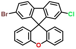 2-Bromo-7-chlorospiro[fluorene-9,9'-xanthene]
