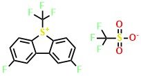 2,8-Difluoro-5-(trifluoromethyl)-5H-dibenzo[b,d]thiophen-5-ium Trifluoromethanesulfonate