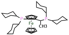(R)-(-)-1-[(S)-2-Dicyclohexylphosphino)ferrocenyl]ethyldicyclohexylphosphine