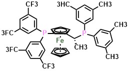 (R)-1-(SP)-2-[Bis[3,5-bis(trifluoromethyl)phenyl]phosphino]ferrocenylethyldi(3,5-xylyl)phosphine