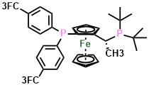 (R)-1-(SP)-2-[Bis[4-(trifluoromethyl)phenyl]phosphino]ferrocenylethyldi-tert-butylphosphine