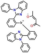 Bis(1,2-diphenyl-1H-benzimidazol-C2,N)(acetylacetonate)iridium(III)