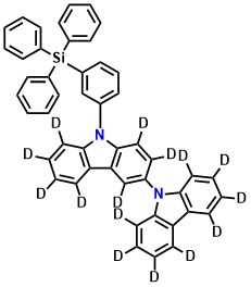 9-(3-(Triphenylsilyl)phenyl)-9H-3,9'-bicarbazole-1,1',2,2',3',4,4',5,5',6,6',7,7',8,8'-d15
