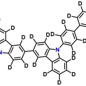 9-([1,1'-biphenyl]-4-yl-d9)-9H,9'H-3,3'-bicarbazole-1,1',2,2',4,4',5,5',6,6',7,7',8,8'-d14