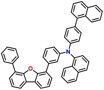N-(4-(Naphthalen-1-yl)phenyl)-N-(3-(6-phenyldibenzo[b,d]furan-4-yl)phenyl)naphthalen-1-amine