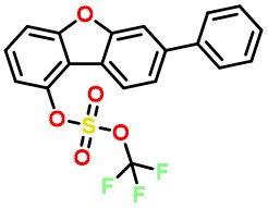 7-Phenyldibenzo[b,d]furan-1-yl (trifluoromethyl) sulfate