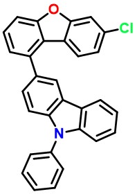 3-(7-Chlorodibenzo[b,d]furan-1-yl)-9-phenyl-9H-carbazole