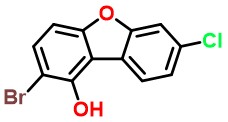 2-Bromo-7-chlorodibenzo[b,d]furan-1-ol