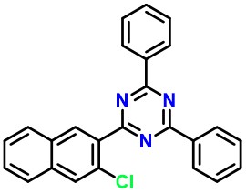 2-(3-Chloronaphthalen-2-yl)-4,6-diphenyl-1,3,5-triazine