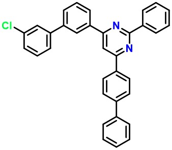 4-([1,1'-Biphenyl]-4-yl)-6-(3'-chloro-[1,1'-biphenyl]-3-yl)-2-phenylpyrimidine