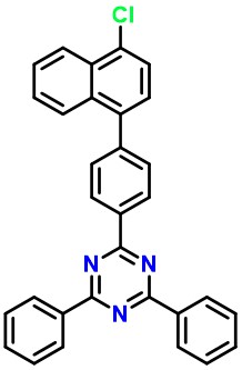 2-(4-(4-Chloronaphthalen-1-yl)phenyl)-4,6-diphenyl-1,3,5-triazine