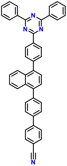 4'-(4-(4-(4,6-Diphenyl-1,3,5-triazin-2-yl)phenyl)naphthalen-1-yl)-[1,1'-biphenyl]-4-carbonitrile