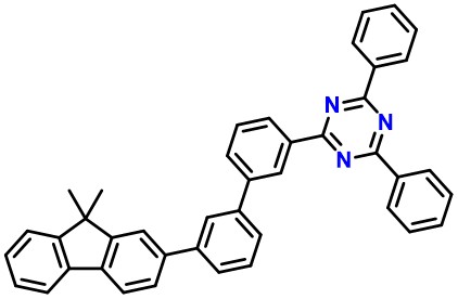 2-(3'-(9,9-Dimethyl-9H-fluoren-2-yl)-[1,1'-biphenyl]-3-yl)-4,6-diphenyl-1,3,5-triazine