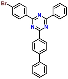 2-([1,1'-Biphenyl]-4-yl)-4-(4-bromophenyl)-6-phenyl-1,3,5-triazine