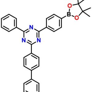 2-([1,1'-Biphenyl]-4-yl)-4-phenyl-6-(4-(4,4,5,5-tetramethyl-1,3,2-dioxaborolan-2-yl)phenyl)-1,3,5-triazine