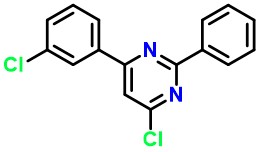 4-Chloro-6-(3-chlorophenyl)-2-phenylpyrimidine