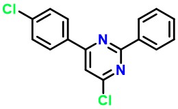 4-Chloro-6-(4-chlorophenyl)-2-phenylpyrimidine