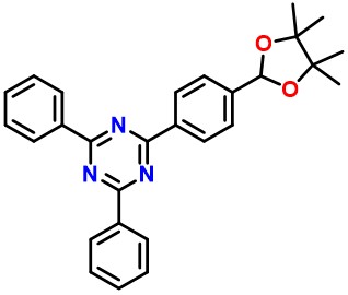 2,4-Diphenyl-6-(4-(4,4,5,5-tetramethyl-1,3-dioxolan-2-yl)phenyl)-1,3,5-triazine