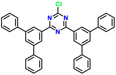 2,4-Di([1,1':3',1''-terphenyl]-5'-yl)-6-chloro-1,3,5-triazine