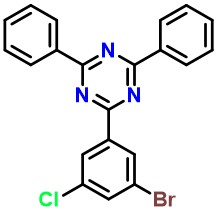 2-(3-Bromo-5-chlorophenyl)-4,6-diphenyl-1,3,5-triazine