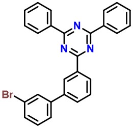 2-(3'-Bromo-[1,1'-biphenyl]-3-yl)-4,6-diphenyl-1,3,5-triazine