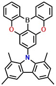 TMCz-BO 9-(5,9-dioxa-13b-boranaphtho[3,2,1-de]anthracen-7-yl)-1,3,6,8-tetramethyl-9H-carbazole