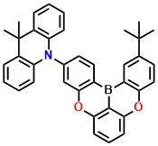 tBuAcBo 10-(2-(tert-butyl)-5,9-dioxa-13b-boranaphtho[3,2,1-de]anthracen-11-yl)-9,9-dimethyl-9,10-dihydroacridine