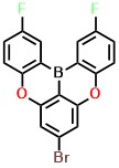 BOO-F-Br 7-bromo-2,12-difluoro-5,9-dioxa-13b-boranaphtho[3,2,1-de]anthracene