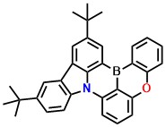 BON-D0 11,14-di-tert-butyl-5-oxa-8b-aza-15b-borabeno[a]naphtho[1,2,3-hi]aceanthrylene