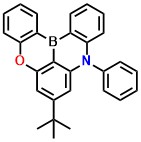 B-O-dpa 7-(tert-butyl)-9-phenyl-9H-5-oxa-9-aza-13b-boranaphtho[3,2,1-de]anthracene