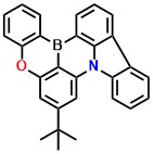 B-O-Cz 7-(tert-butyl)-5-oxa-8b-aza-15b-borabenzo[a]naphtho[1,2,3-hi]aceanthrylene