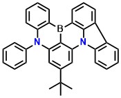 B-dpa-Cz 7-(tert-butyl)-5-phenyl-5H-5,8b-diaza-15b-borabenzo[a]naphtho[1,2,3-hi]aceanthrylene
