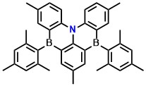 ADBNA-Me-Mes 5,9-dimesityl-3,7,11-trimethyl-5,9-dihydro-13b-aza-5,9-diboranaphtho[3,2,1-de]anthracene