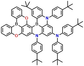 tBu-TPD4PA 18-(tert-butyl)-N,N,11,15-tetrakis(4-(tert-butyl)phenyl)-11,15-dihydro-9,20-dioxa-11,15-diaza-4b,19b-diboradinaphtho[3,2,1-de:3',2',1'-hi]pentacen-13-amine