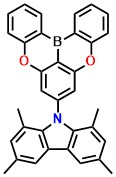 TMCz-BO 9-(5,9-dioxa-13b-boranaphtho[3,2,1-de]anthracen-7-yl)-1,?3,6,8-tetramethyl-9H-carbazole
