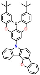 BFCz-TDBA 5-(2,12-di-tert-butyl-5,9-dioxa-13b-boranaphtho[3,2,1-de]anthracen-7-yl)-5H-benzofuro[3,2-c]carbazole
