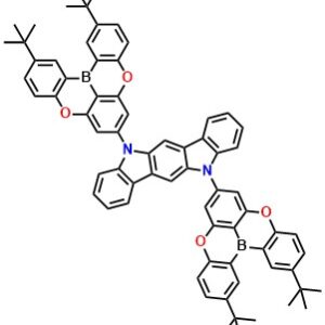 2BOICz-tBu 5,11-bis(2,12-di-tert-butyl-5,9-dioxa-13b-boranaphtho[3,2,1-de]anthracen-7-yl)-5,11-dihydroindolo[3,2-b]carbazole