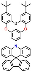 TDBA-SAF 10-(2,12-di-tert-butyl-5,9-dioxa-13b-boranaphtho[3,2,1-de]anthracen-7-yl)-10H-spiro[acridine-9,9'-fluorene]