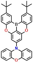 PXZBO1 10-(2,12-di-tert-butyl-5,9-dioxa-13b-boranaphtho[3,2,1-de]anthracen-7-yl)-10H-phenoxazine
