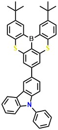 TSBA-PhCz 3-(2,12-di-tert-butyl-5,9-dithia-13b-boranaphtho[3,2,1-de]anthracen-7-yl)-9-phenyl-9H-carbazole