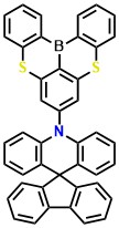 BSS-SpAc 10-(5,9-dithia-13b-boranaphtho[3,2,1-de]anthracen-7-yl)-10H-spiro[acridine-9,9'-fluorene]