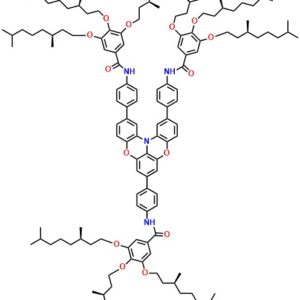 S-N1 N,N'-((12-(4-(3,4,5-tris(((S)-3,7-dimethyloctyl)oxy)benzamido)phenyl)benzo[5,6][1,4]oxazino[2,3,4-kl]phenoxazine-2,7-diyl)bis(4,1-phenylene))bis(3,4-bis(((R)-3,7-dimethyloctyl)oxy)-5-(((S)-3,7-dimethyloctyl)oxy)benzamide)