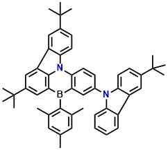 BIC-pCz 7,10-di-tert-butyl-3-(3-(tert-butyl)-9H-carbazol-9-yl)-5-mesityl-5H-benzo[5,6][1,4]azaborinino[3,2,1-jk]carbazole