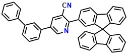 2-(9,9'-spirobi[fluoren]-2-yl)-5-([1,1'-biphenyl]-3-yl)nicotinonitrile