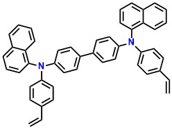 VNPB N4,N4'-Di(naphthalen-1-yl)-N4,N4'-bis(4-vinylphenyl)biphenyl-4,4'-diamine