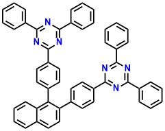 6,6'-(Naphthalene-1,2-diylbis(4,1-phenylene))bis(2,4-diphenyl-1,3,5-triazine)