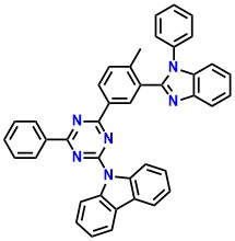 9-(4-(4-methyl-3-(1-phenyl-1H-benzo[d]imidazol-2-yl)phenyl)-6-phenyl-1,3,5-triazin-2-yl)-9H-carbazole