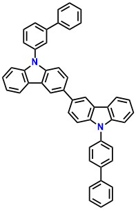 (9-[1,1'-Biphenyl]-3-yl-9'-[1,1'-biphenyl]-4-yl-3,3'-bi-9H-carbazole)